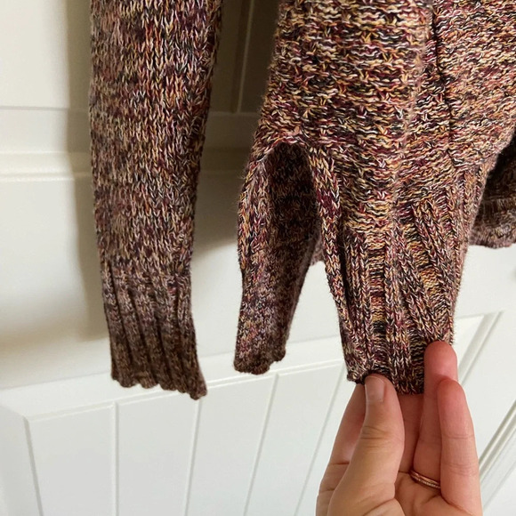 NWOT | Mossimo Supply Co. women’s multicolored knit button up sweater — medium - Picture 3 of 8